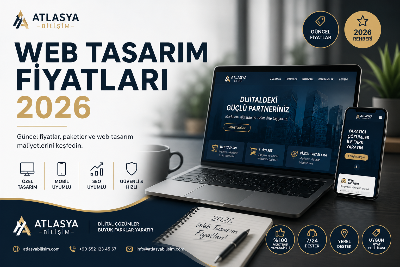 Web Tasarım Fiyatları 2026: Ne Kadar Bütçe Ayırmalısınız?